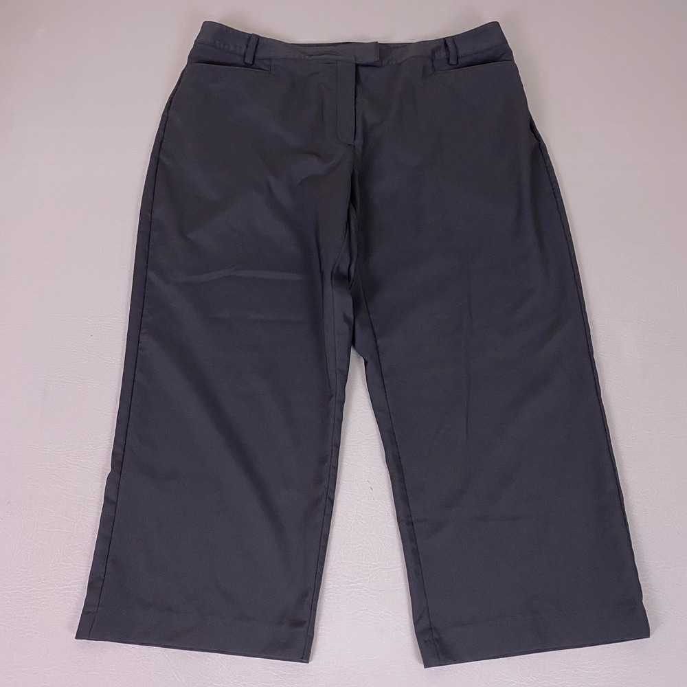 Lady Hagen Golf Capri Pants Women's‎ Size 14  Black Stretch Cropped Trousers